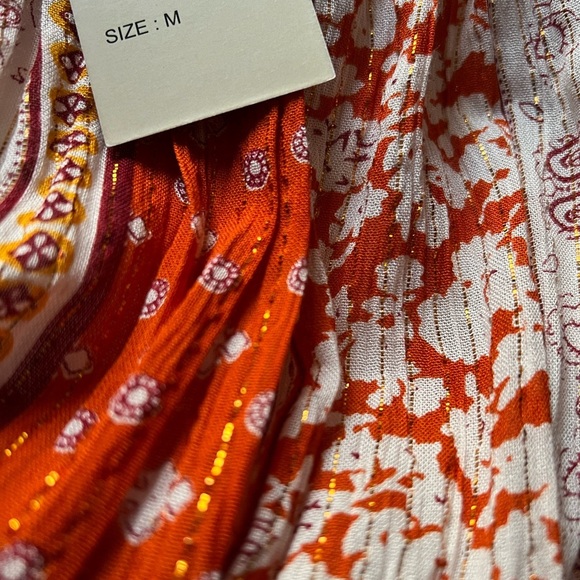 Raga Sun Strappy Dress Sun Canyon Metallic Tank Dress Size M - Picture 11 of 13